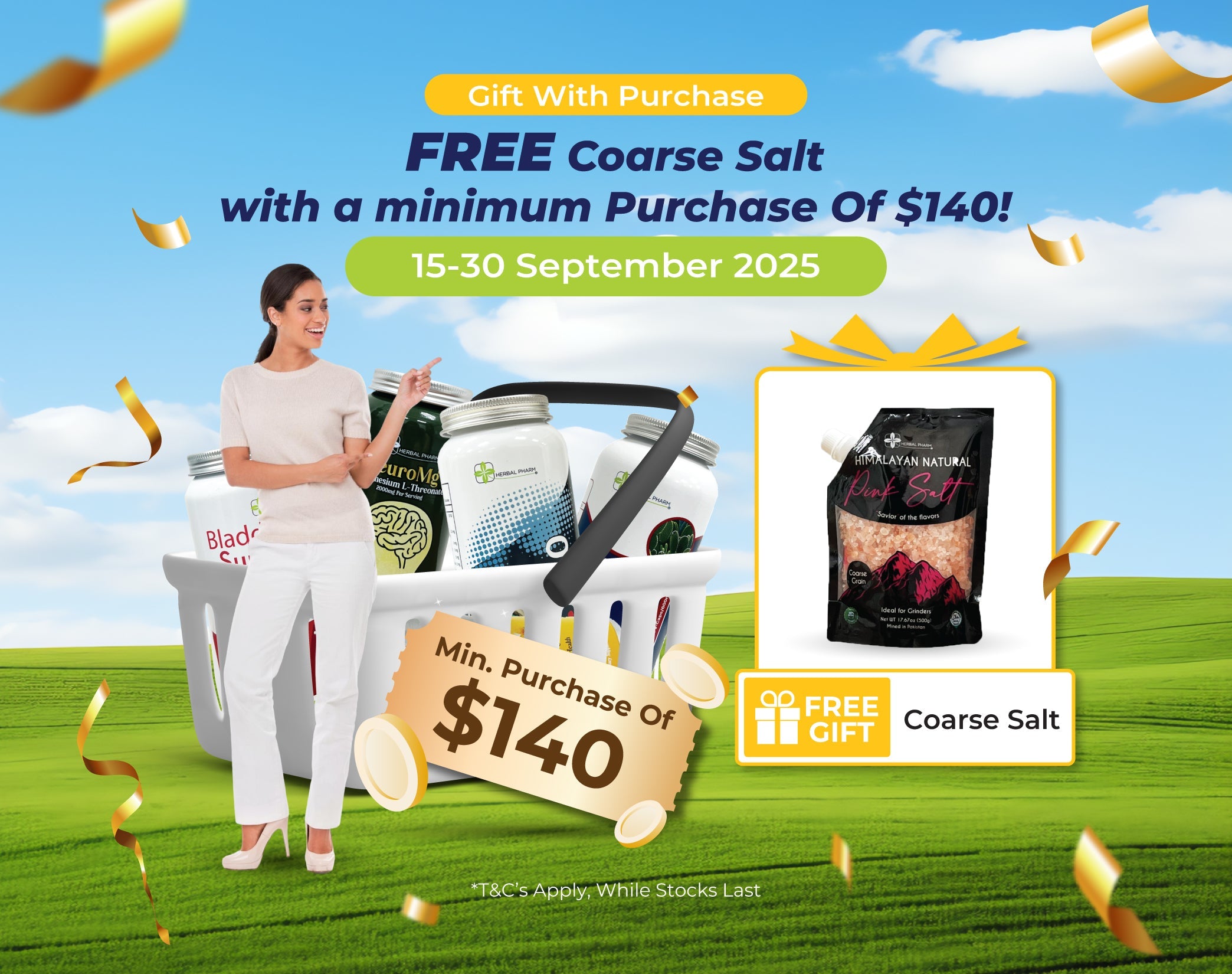 Promo - Free Coarse Salt