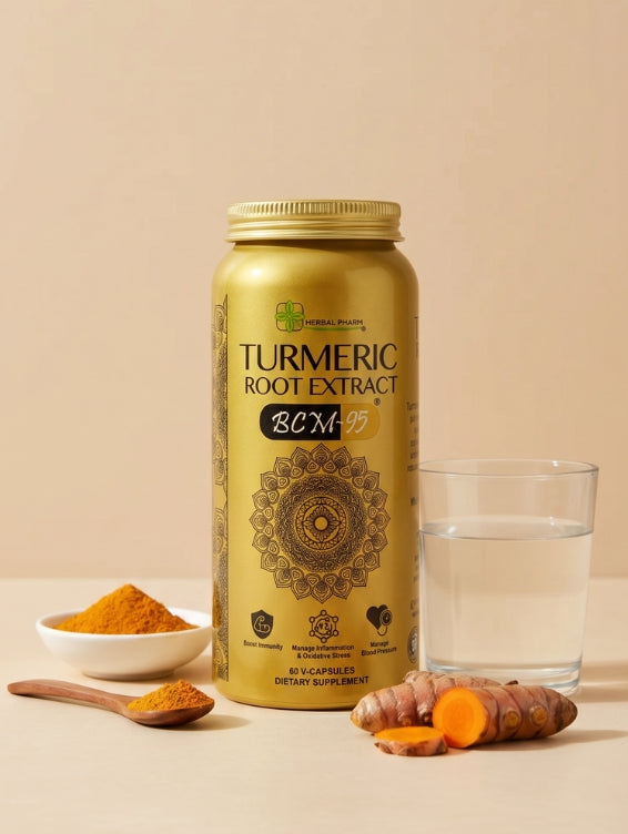 Turmeric Root Extract Capsules | Curcumin Supplements | Herbal Pharm ...