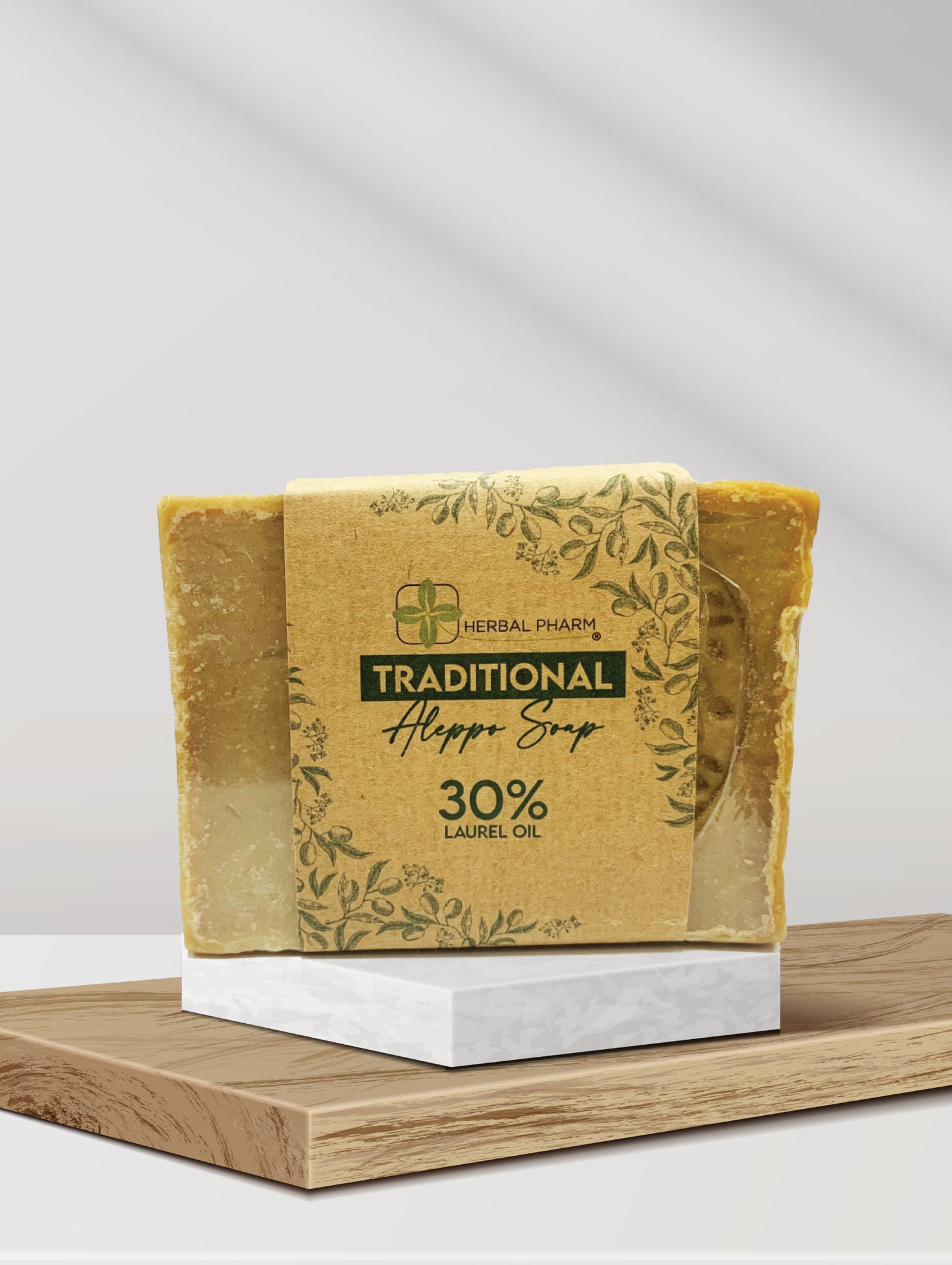 Traditional Aleppo Soap  30% Laurel Oil, 200g