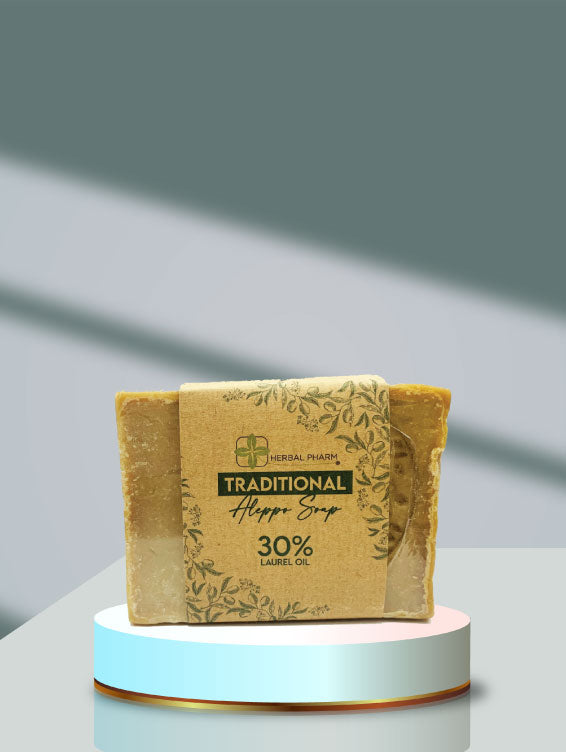 Traditional Aleppo Soap  30% Laurel Oil, 200g