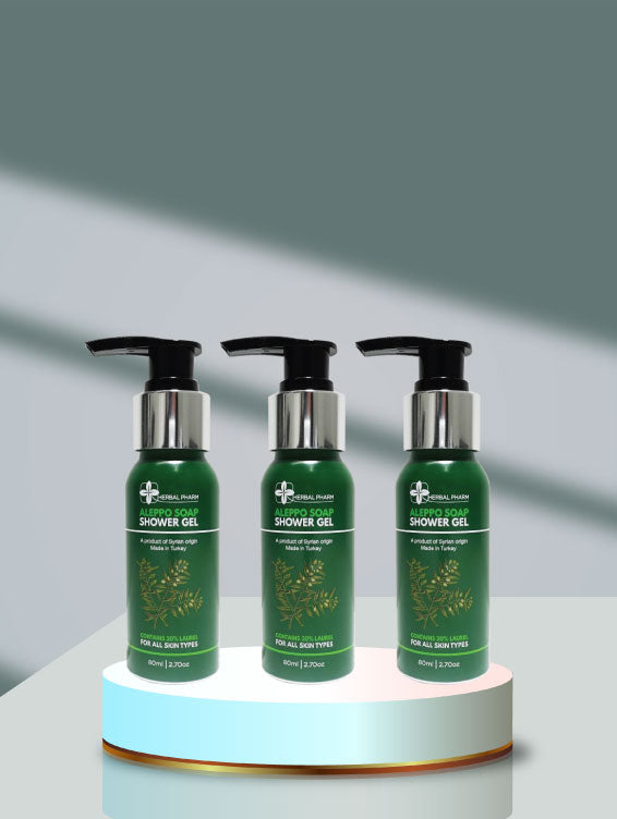 (Trio Set) Aleppo Soap Shower Gel, 80ml