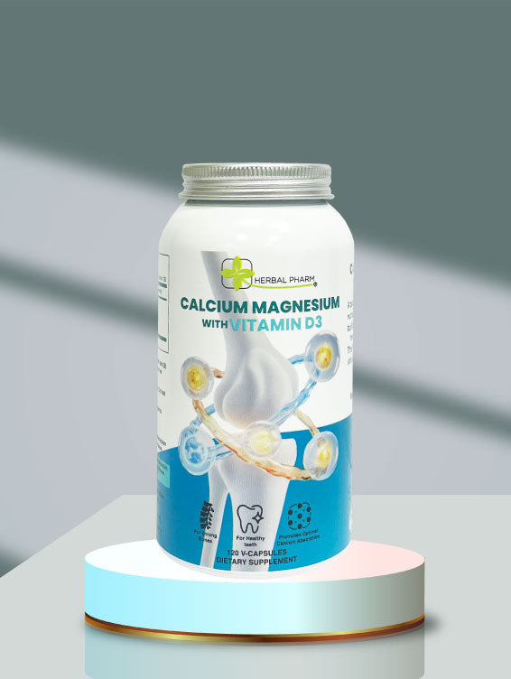 Calcium Magnesium with Vitamin D3, 120 Capsules