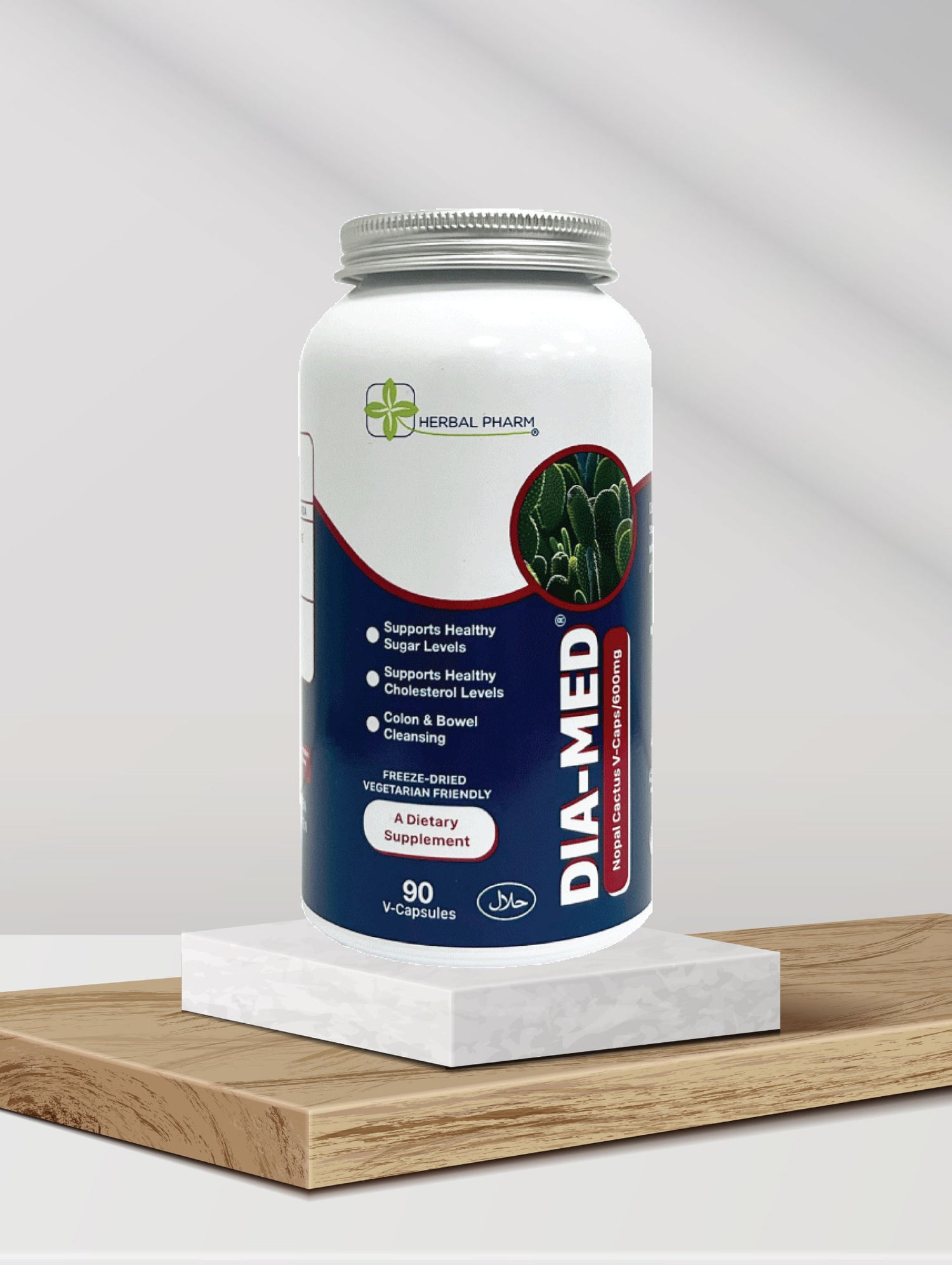 Dia-Med Nopal Cactus, 90 V-Capsules