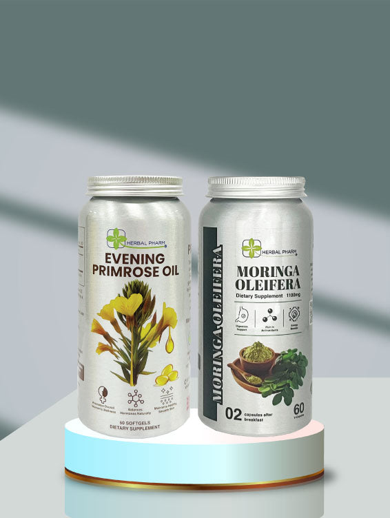 (Duo Set) Evening Primrose Oil and Moringa Oleifera