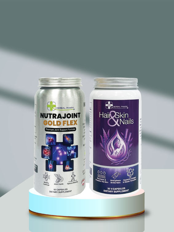 (Duo Set) Nutrajoint Gold Flex & Hair, Skin, and Nails