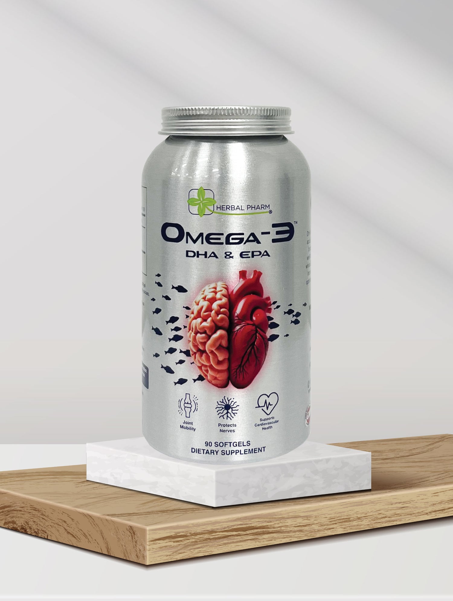 Omega-3 DHA & EPA, 90 Softgels