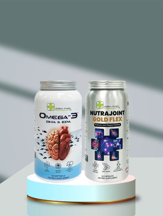 (Duo Set) Nutrajoint Gold Flex & Omega-3 DHA & EPA