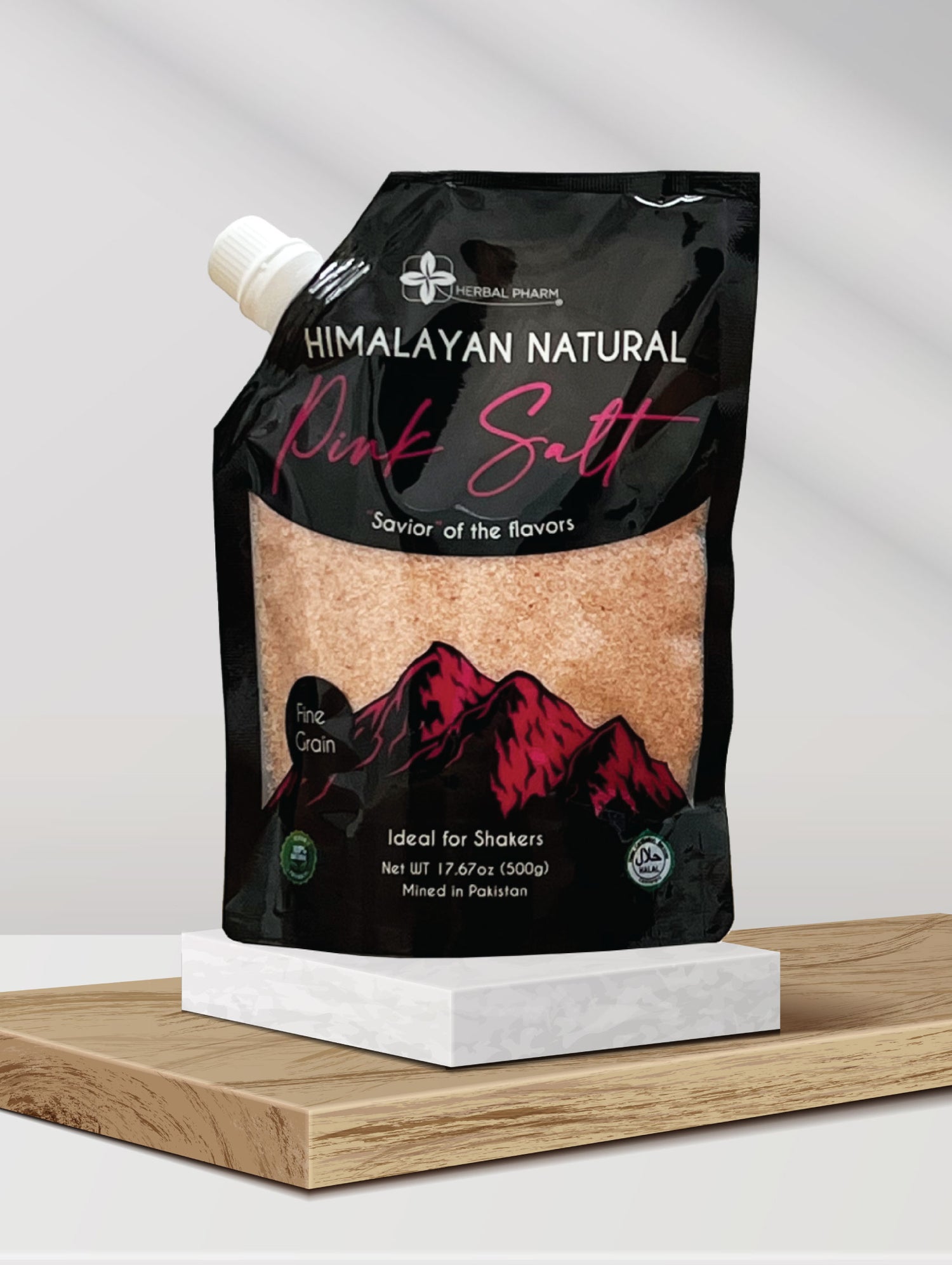 Himalayan Natural Pink Salt Fine, 500g
