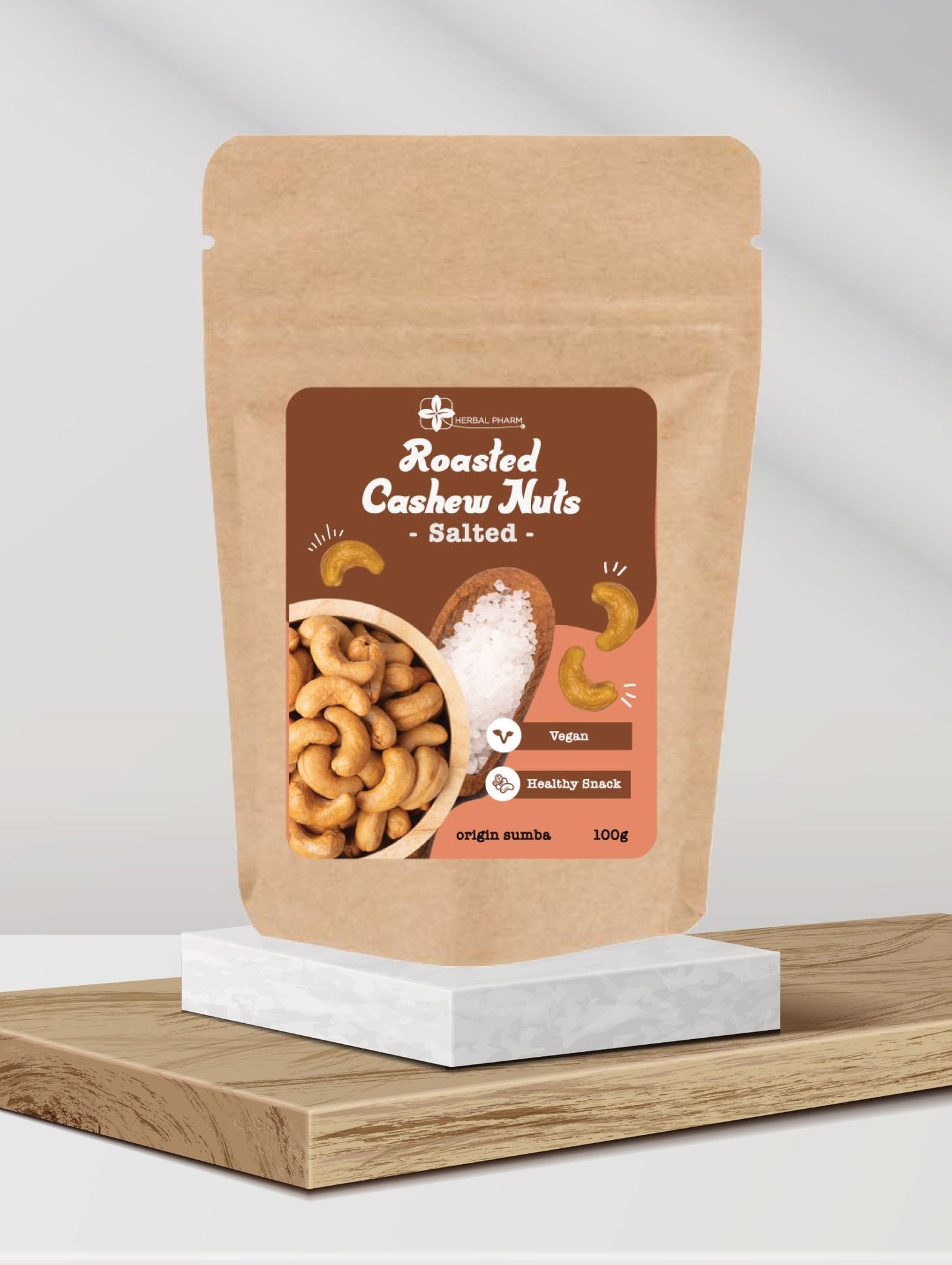Roasted Cashew Nuts Salted, 100g
