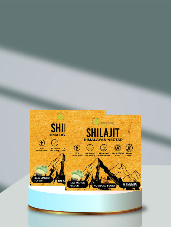 (Bundle of 2) Shilajit Himalayan Nectar, 60 Gummies