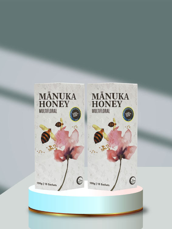 (Bundle of 2) Manuka Honey Sachet 100+, 10g x 15 Sachets