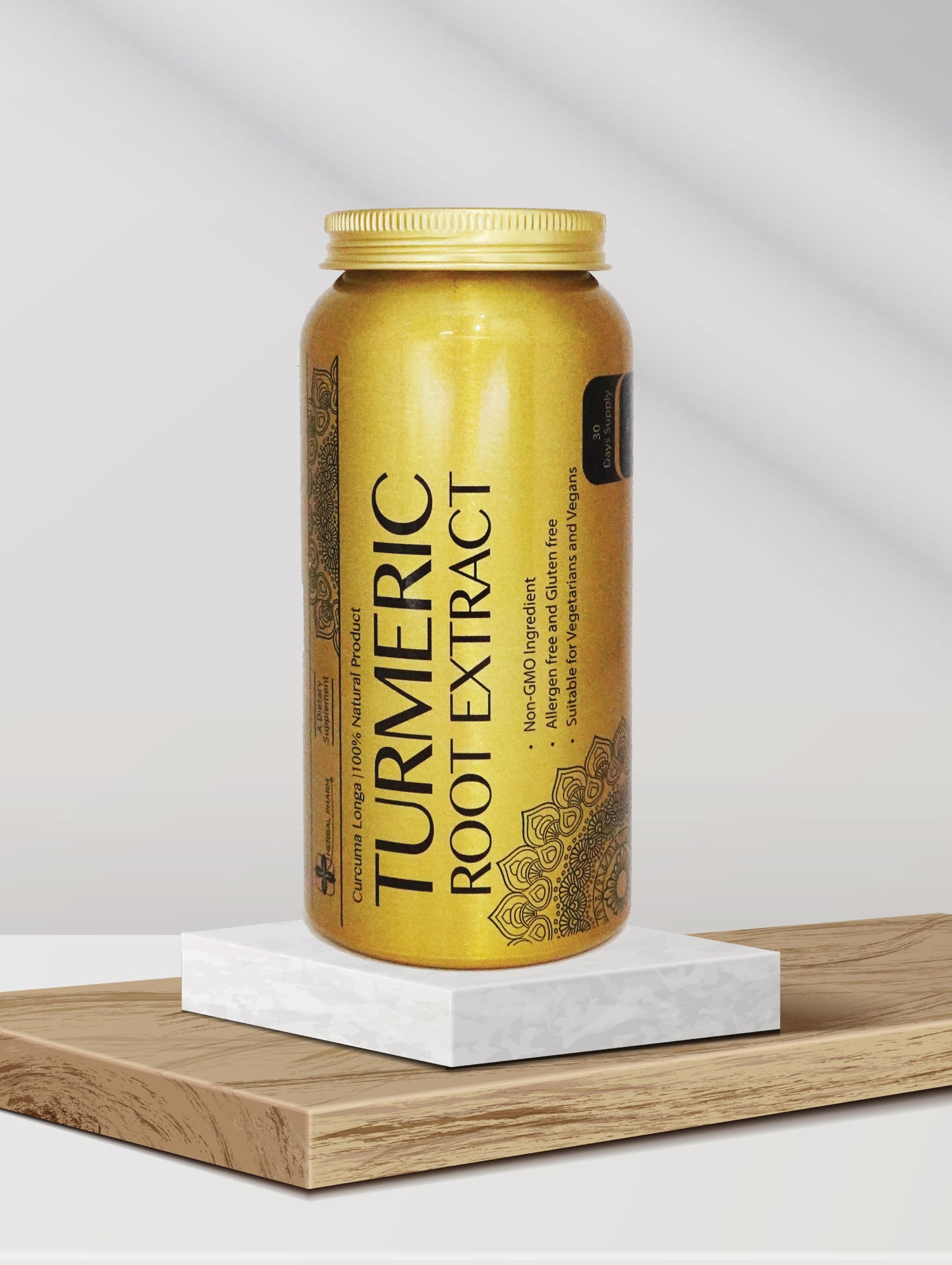 Turmeric Root Extract, 90 V-Capsules