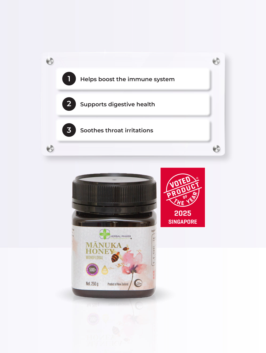 Manuka Honey 500+, 250g | Herbal Pharm Singapore